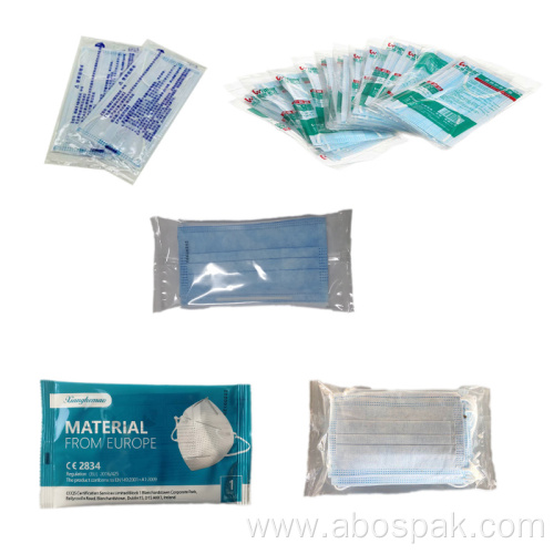 automatic 3ply Medical Face Mask Pillow Packagging Machine